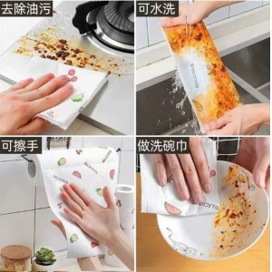 懒人抹布干湿两用家务清洁用品厨房用纸专用纸巾一次性洗碗布家用