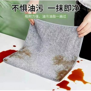 竹炭纤维厨房懒人抹布不沾油不掉毛洗碗布去油污强吸水加厚百洁布